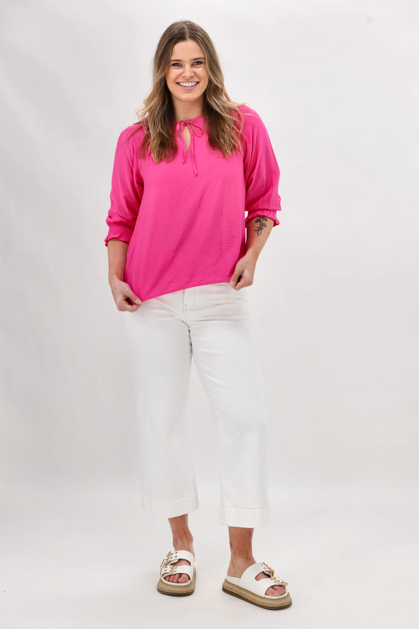 Sunday Boho St Tropez Top Pink - Image 4