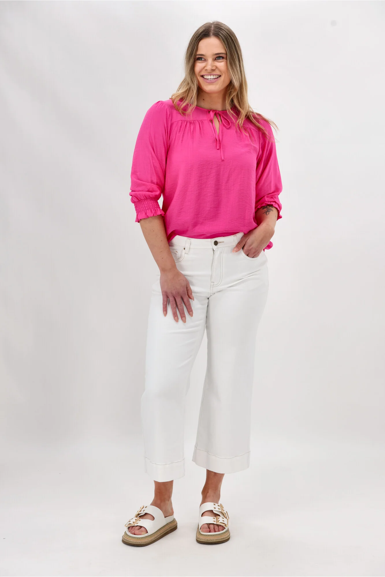 Sunday Boho St Tropez Top Pink - Image 5