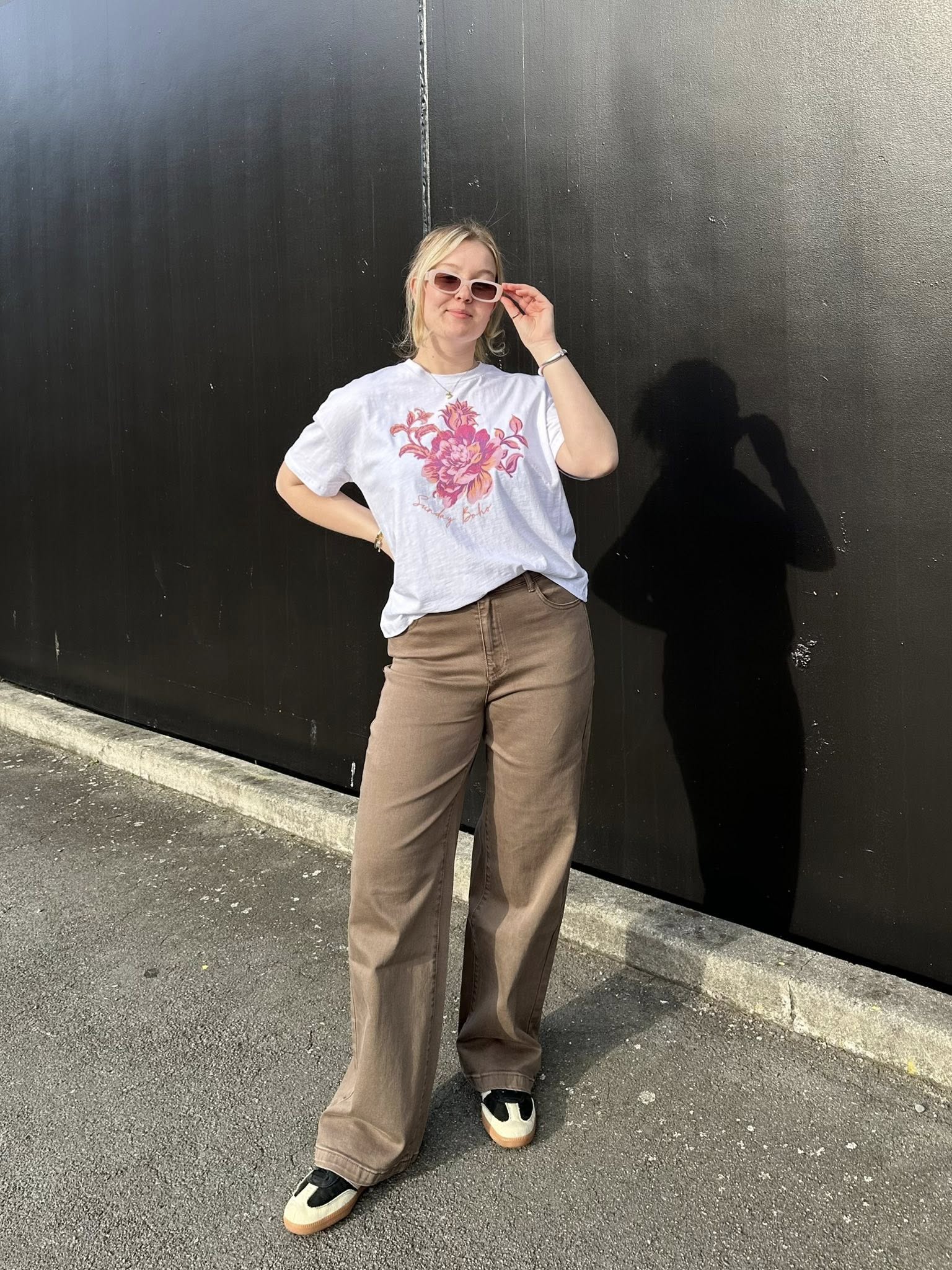 Sunday Boho Tarsia Tee White - Image 2