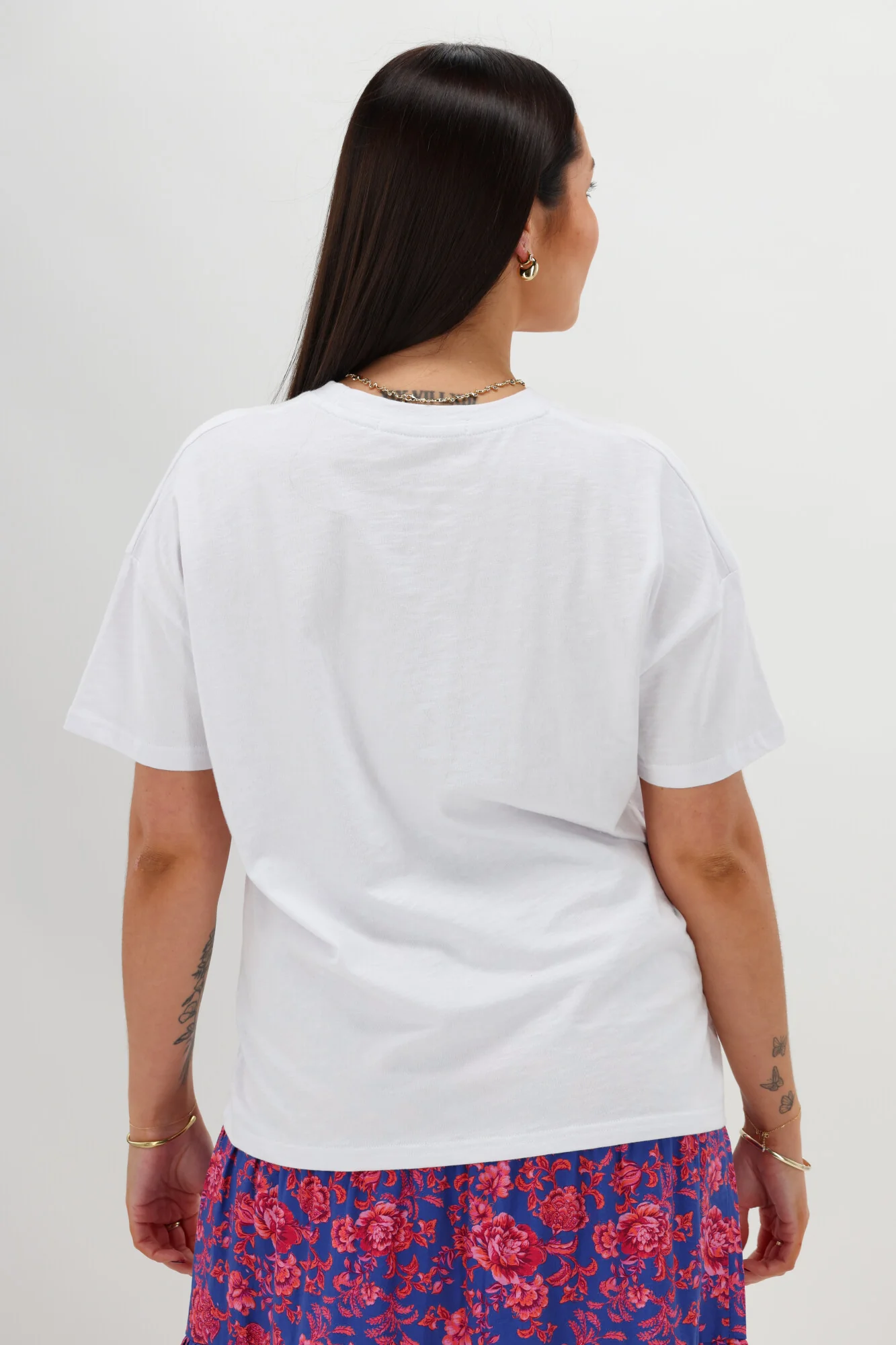 Sunday Boho Tarsia Tee White - Image 9