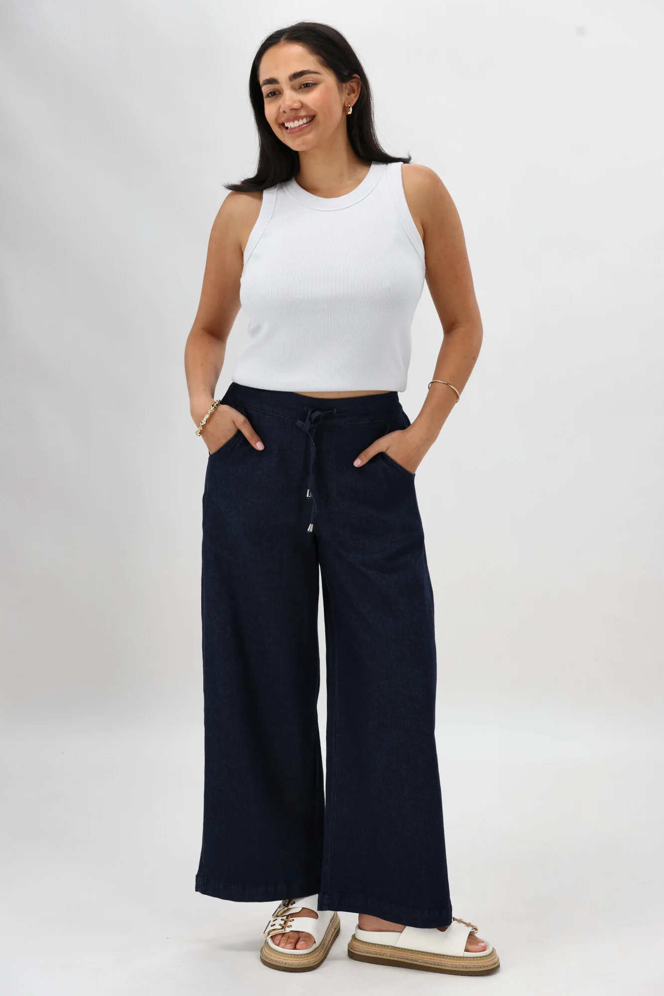Sunday Boho Zack Wide Leg Jean Denim - Image 4
