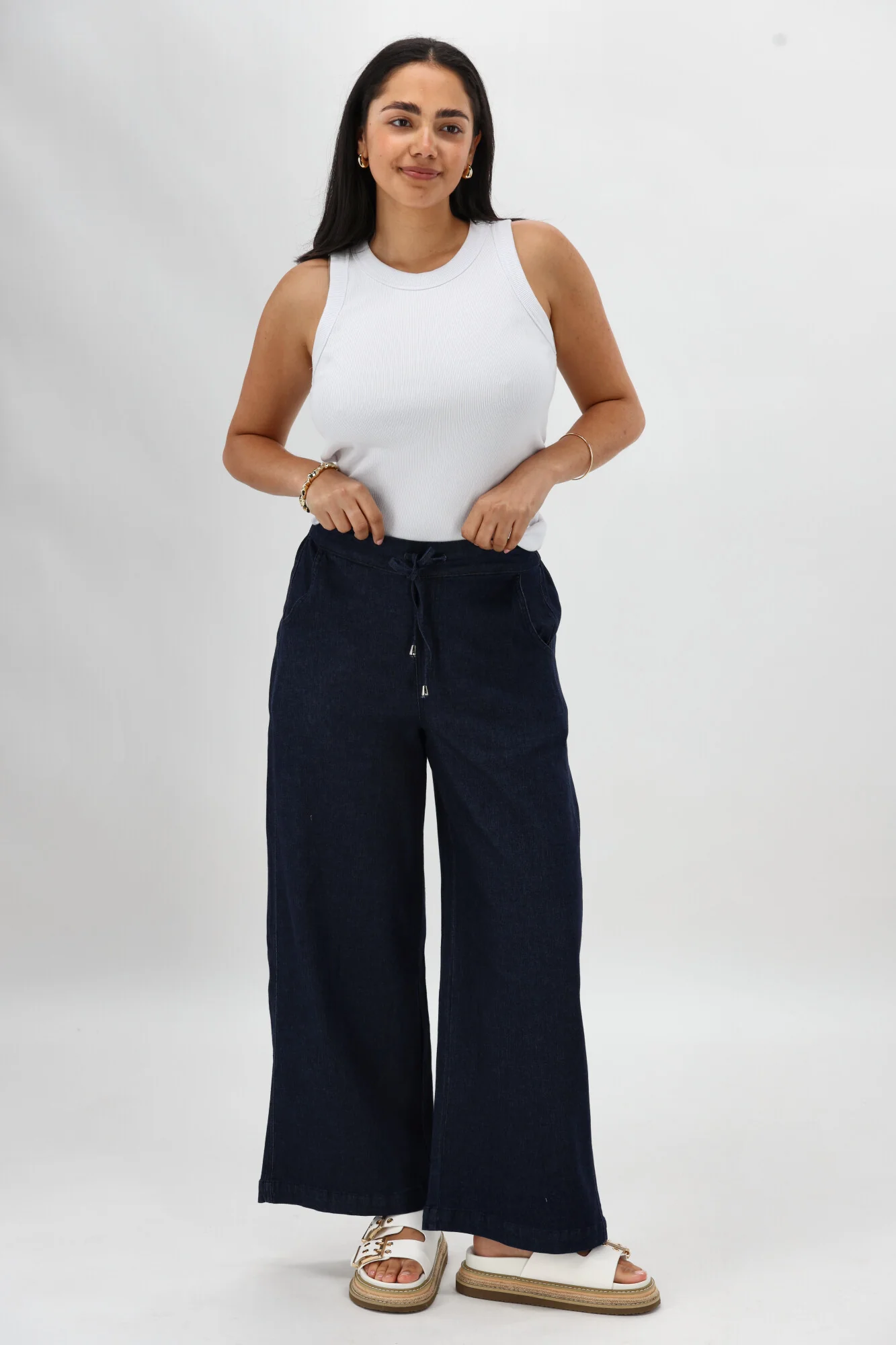 Sunday Boho Zack Wide Leg Jean Denim - Image 6