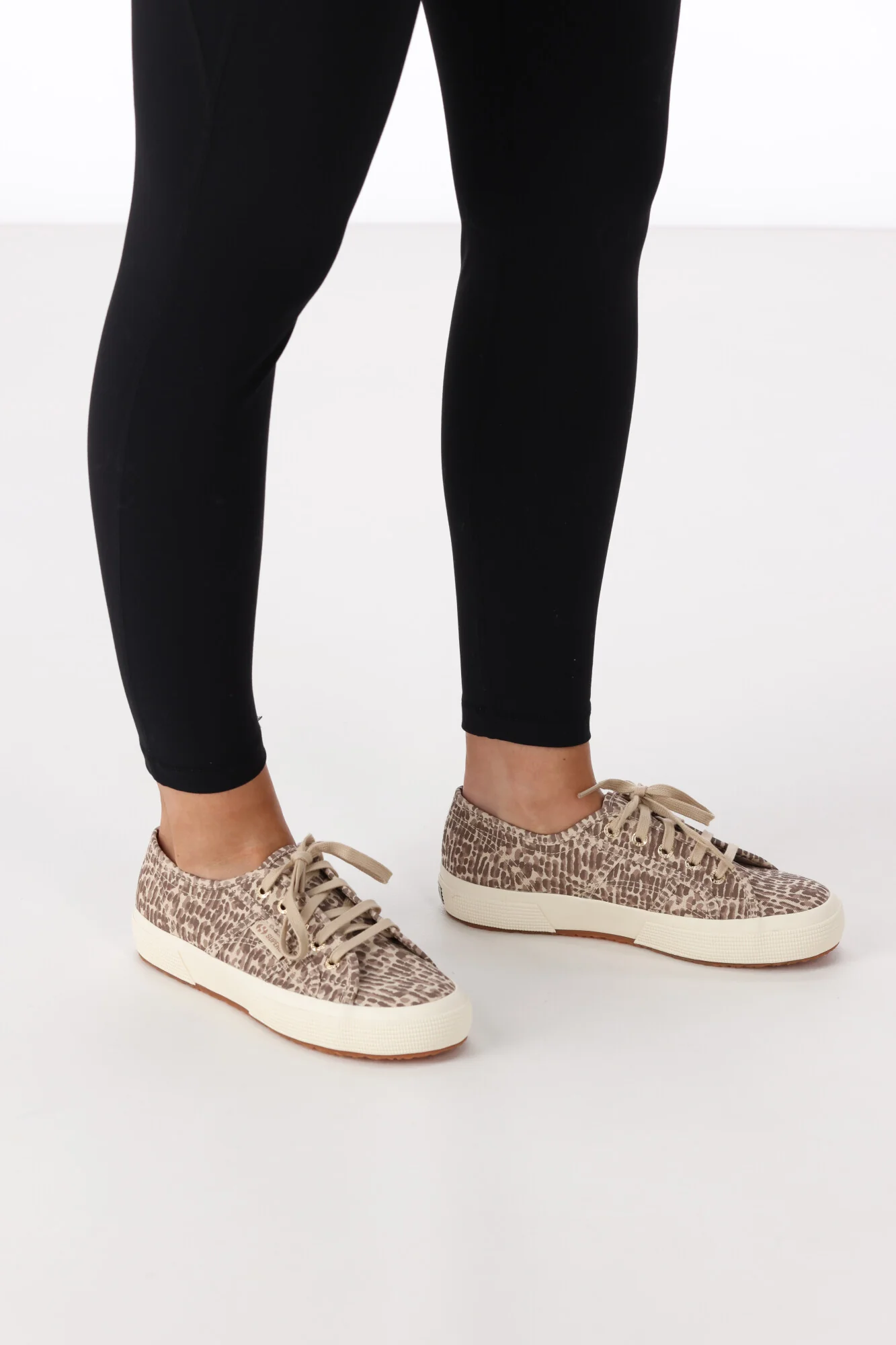 Superga Jaguar Print Brown Beige - Image 2
