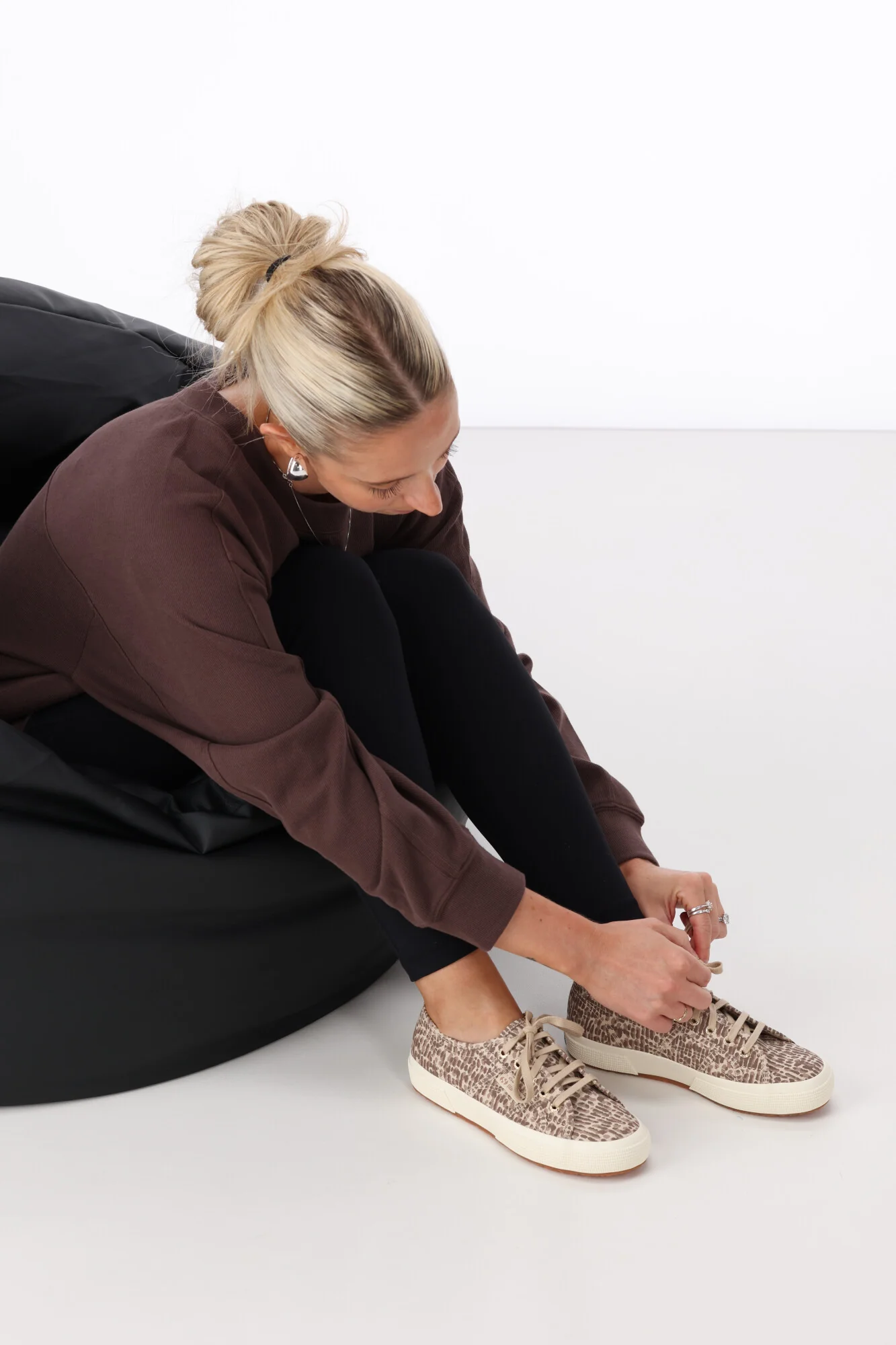 Superga Jaguar Print Brown Beige - Image 3