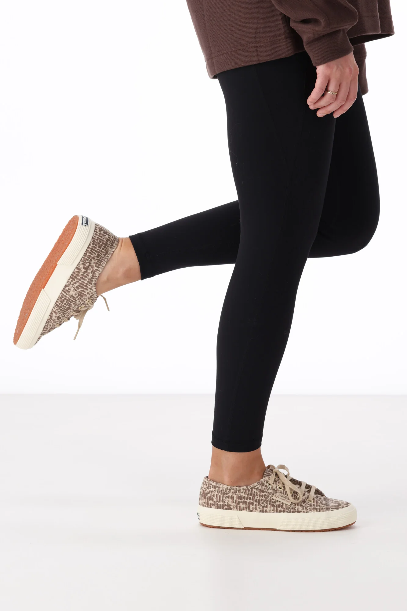 Superga Jaguar Print Brown Beige - Image 8
