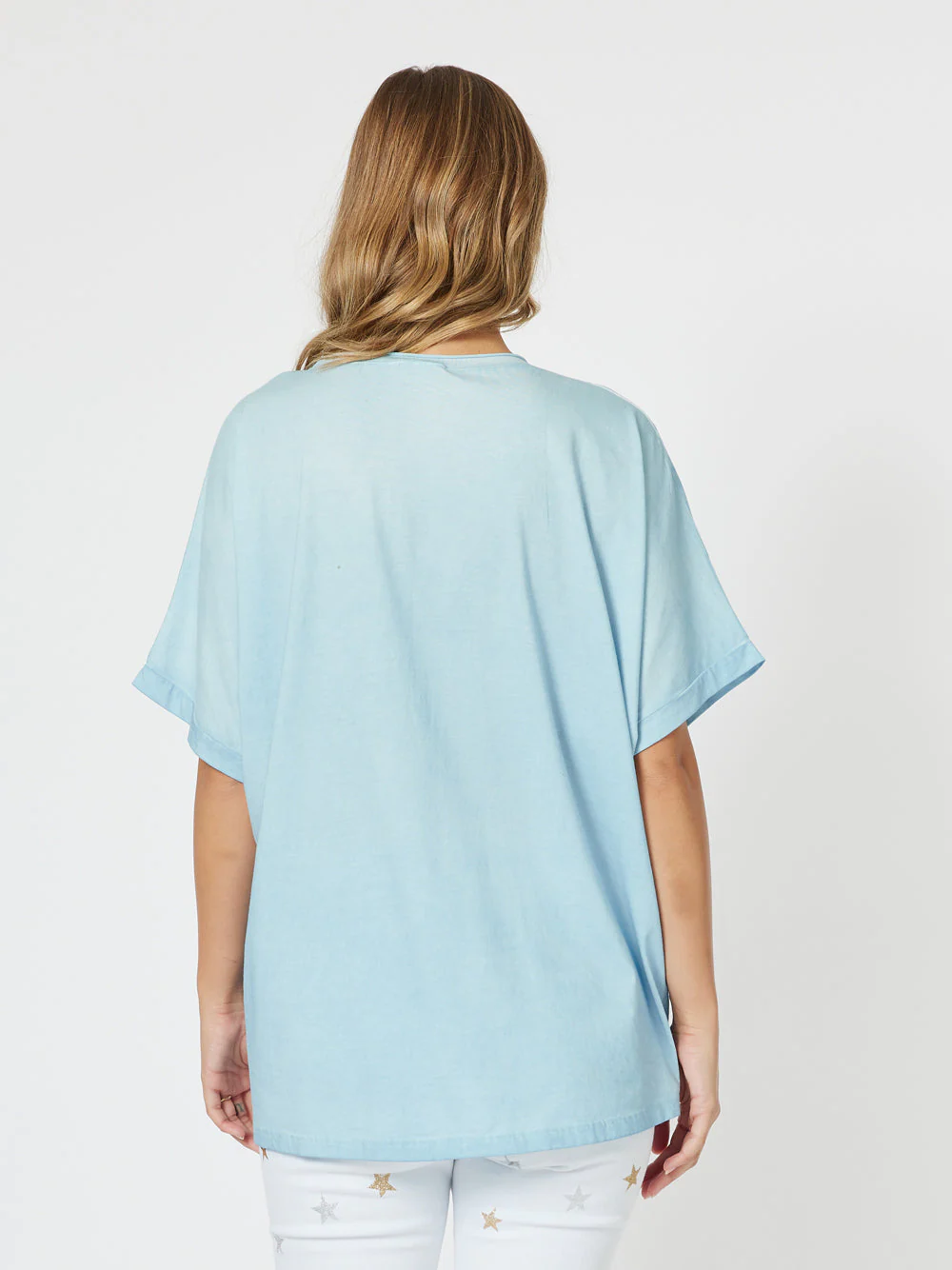 Threadz Hearts Tee Blue - Image 5