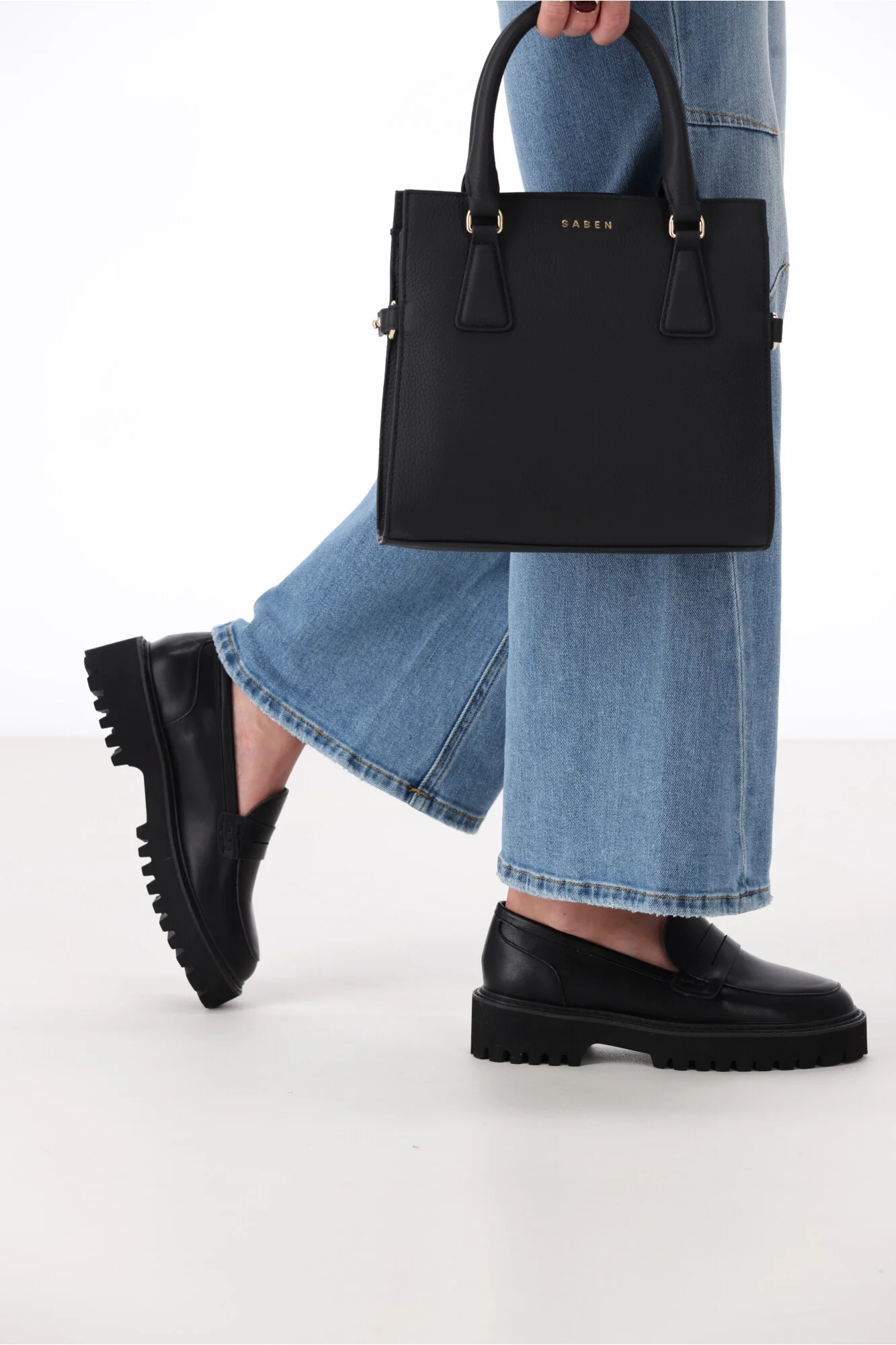 Verali Neon Chunky Loafer Black - Image 7