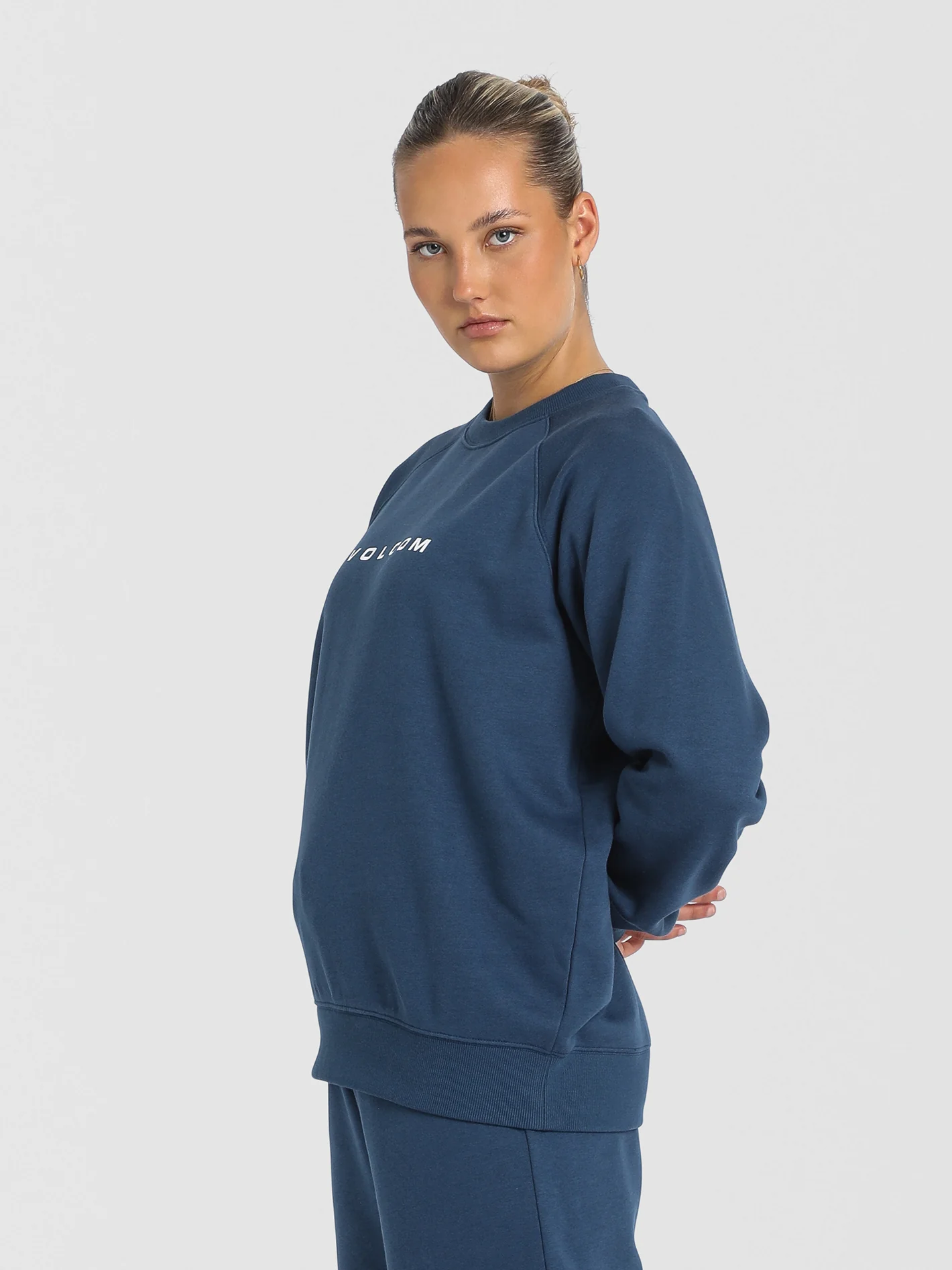 Volcom Get More Crew Navy - Image 4