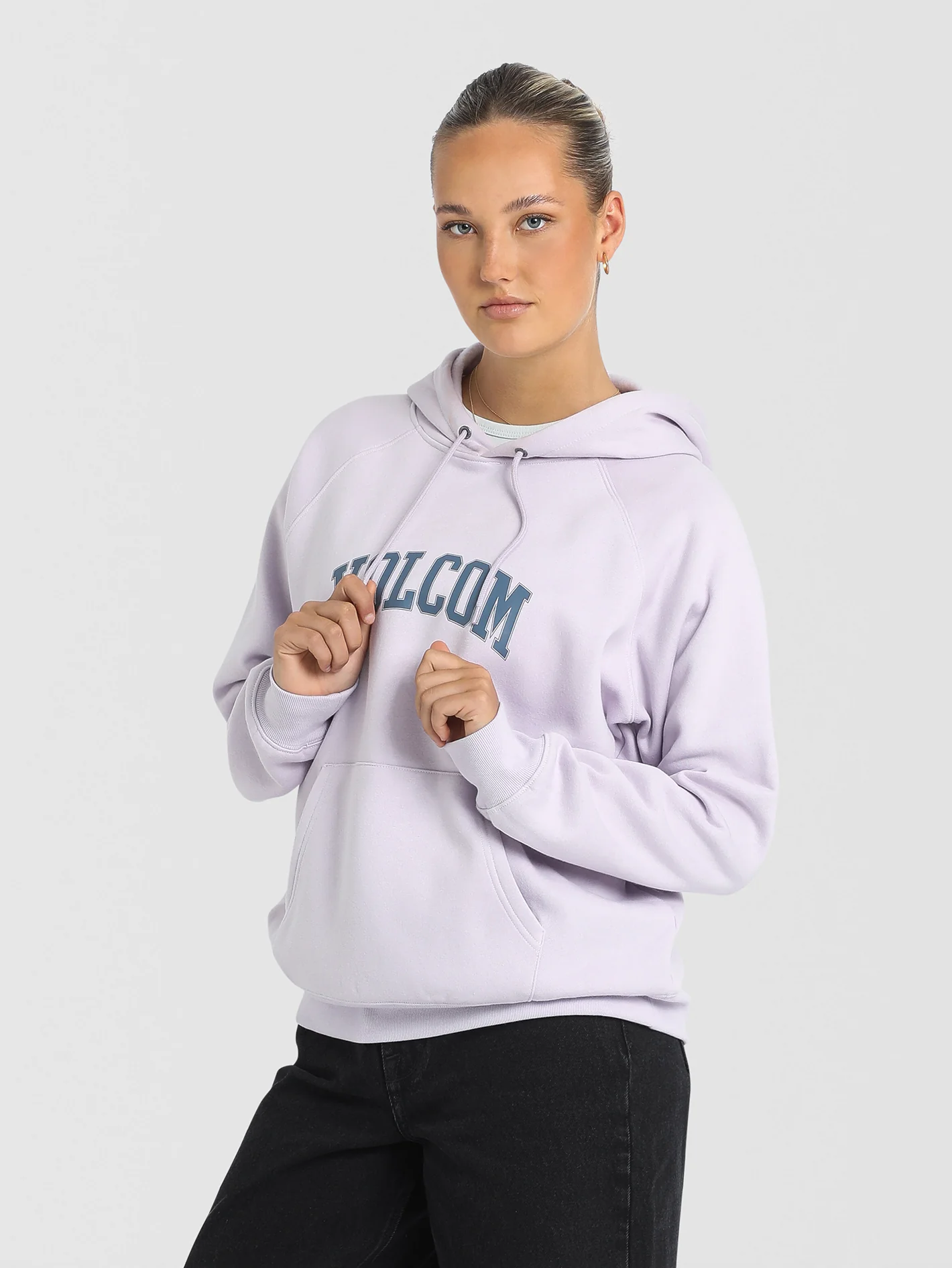Volcom Get More Hoodie Berry - Image 4