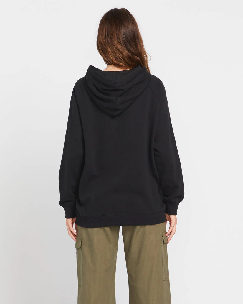 Volcom Truly Stoked BF Hoodie Black - Image 3