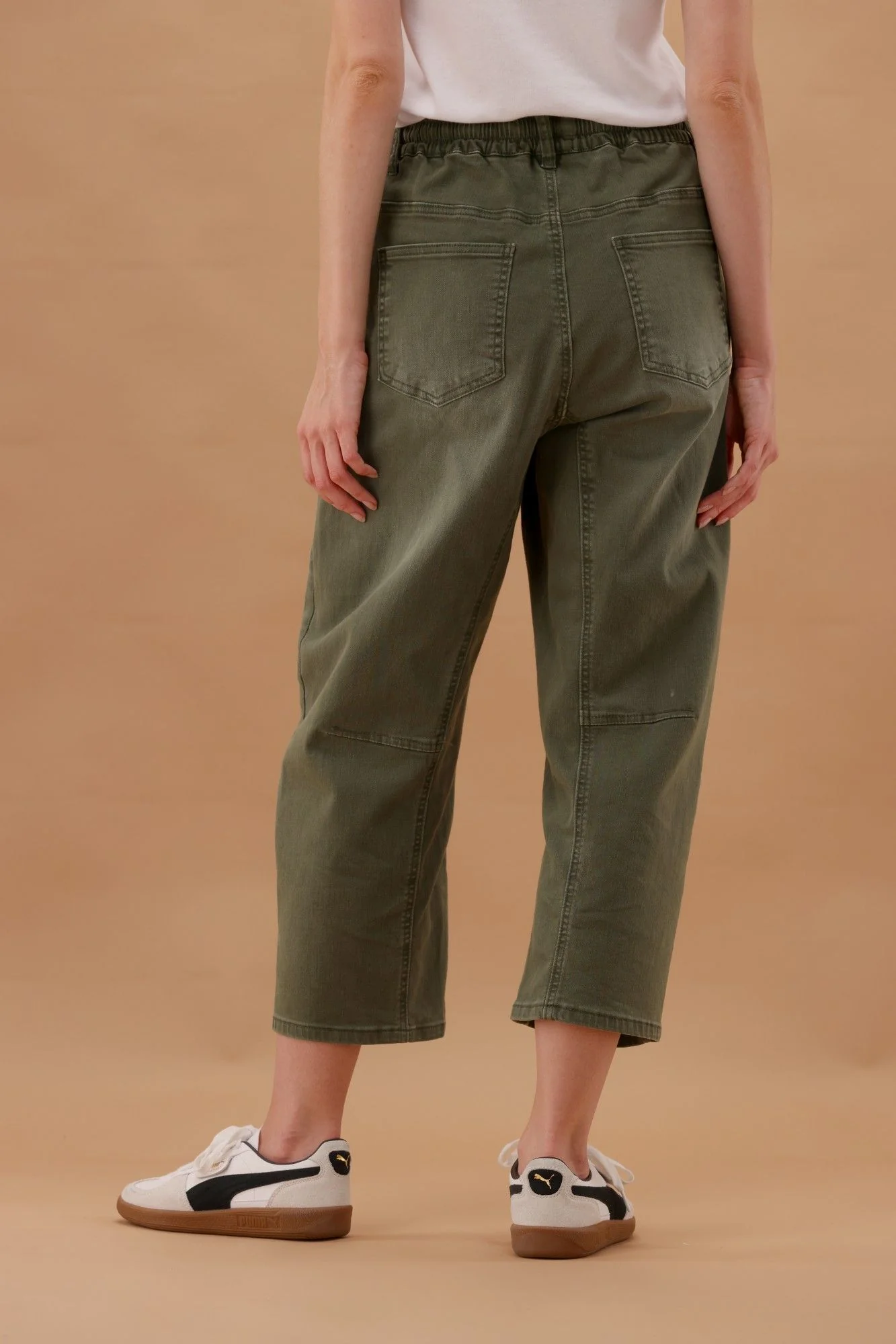 Wakee Barrel Jean Khaki - Image 8