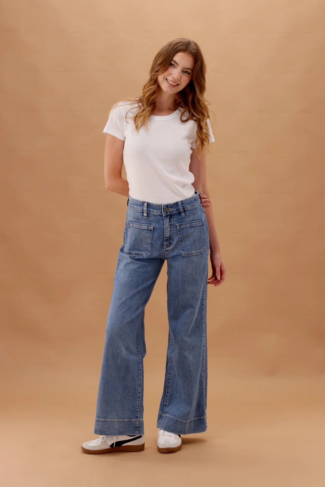 Wakee Lizzy Jean Washed Blue - Image 3