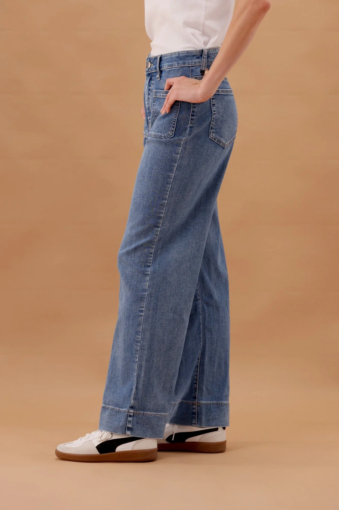 Wakee Lizzy Jean Washed Blue - Image 7